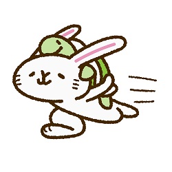 うさぎ走る